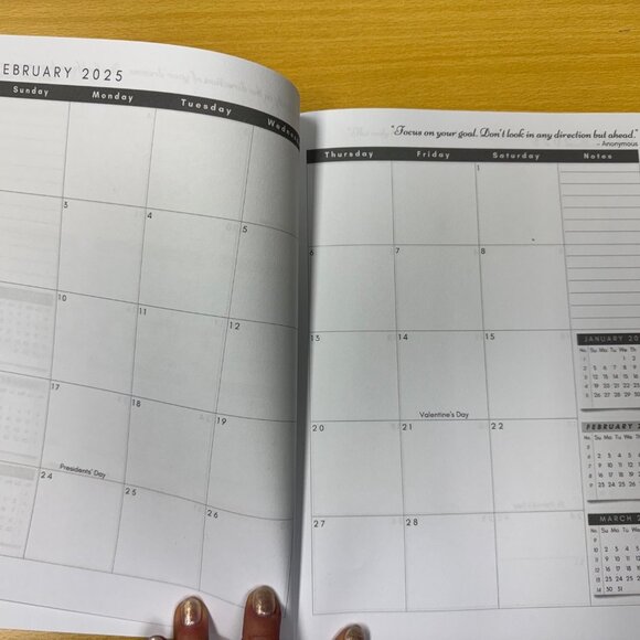 2025-2029 Monthly Planner: 5 year Calendar - 8.5 X 11" - Picture 5 of 5